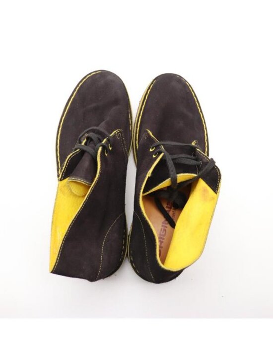 Clarks Originals Desert Black Yellow Suede Oxford Men\'s Size 12 Boots Crepe Sole main image 9